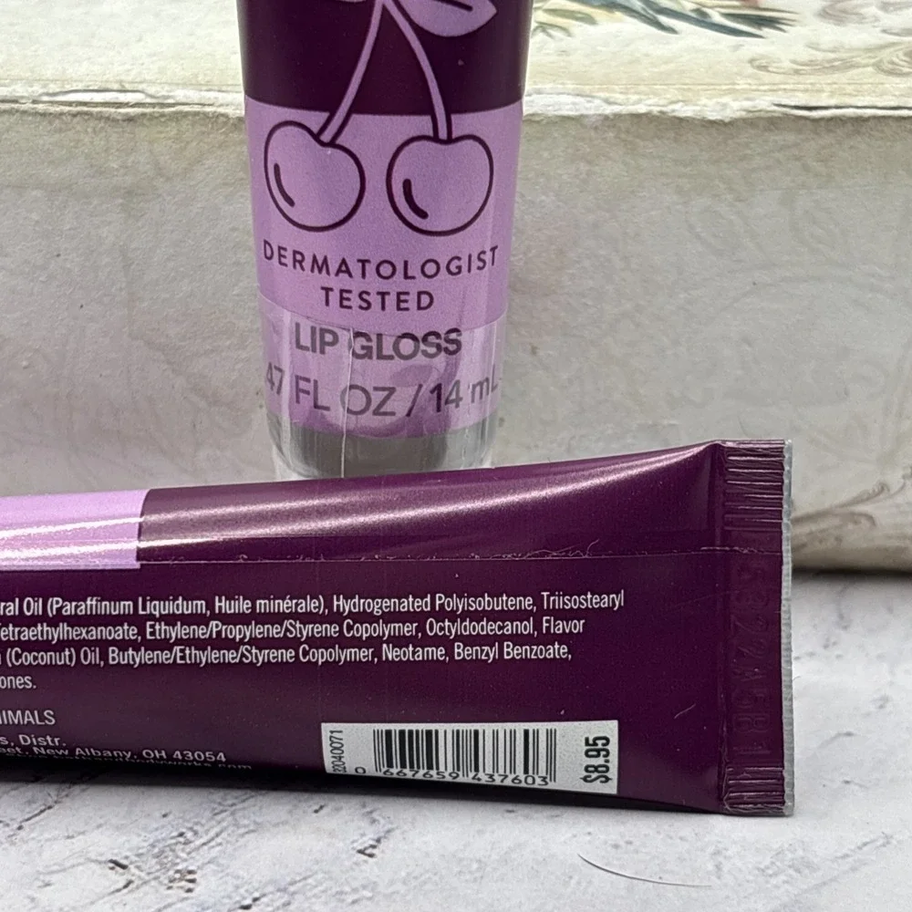 Bath & Body Works Black Cherry Merlot Lip Gloss 2 Pack New 0.47 oz Sealed